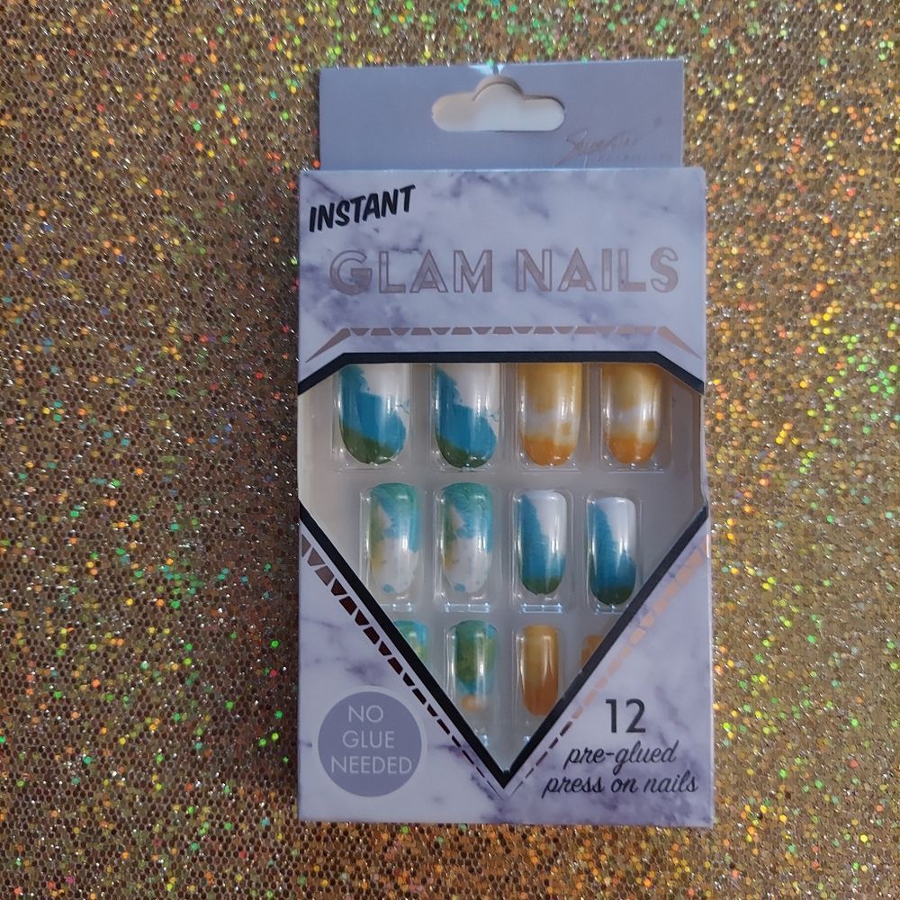 Colorful Press On Nails